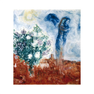 The Lovers over St. Paul by Marc Chagall